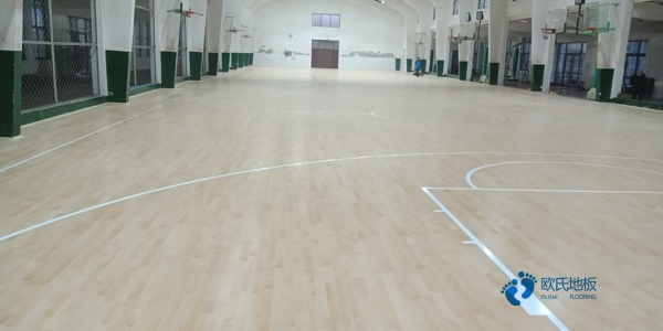 室内篮球馆木地板施工要求2
