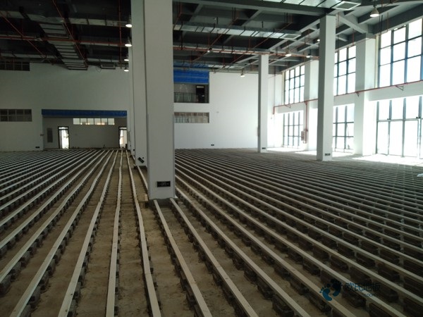 篮球馆运动木地板施工流程2